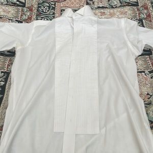 White Men’s Tuxedo shirt